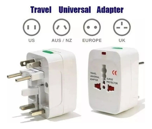 Adaptador Multitoma Internacional Universal Viajes Viajero 1