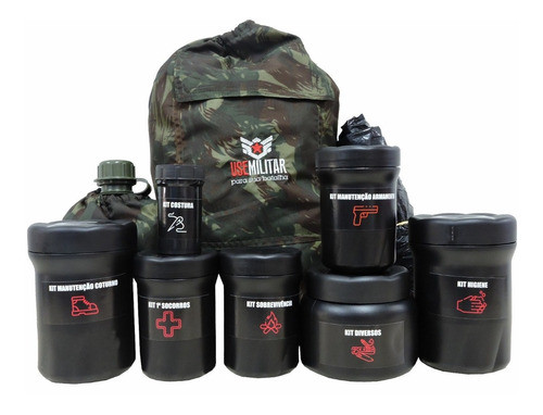 Kit Sobrevivência Use Militar + Brinde 0