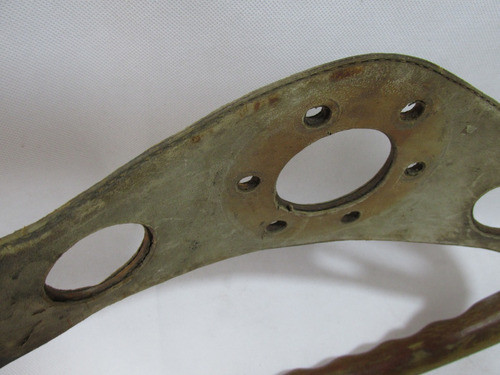 Antiguo Volante De Madera Forrado En Cuero, Matra?? Sin Masa 1