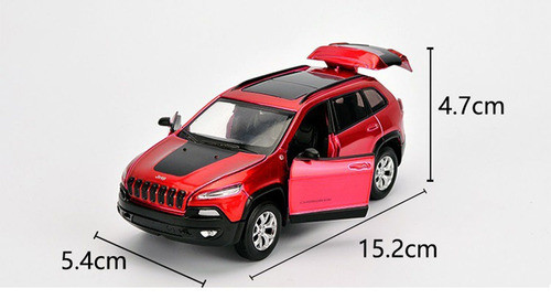 Jeep Cherokee Suv Fundido A Troquel Del Modelo 1:32 Coches R 1