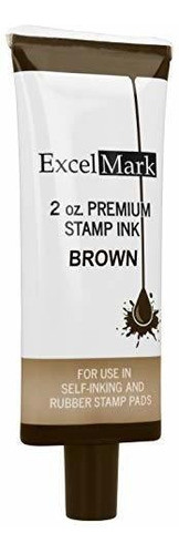 Tinta Para Sellos Excelmark, Trodat, 2000 Plus, Shiny (marro 1