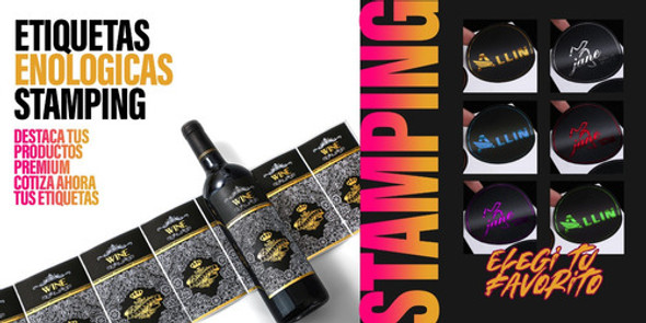 Sticker Holograficas Vinilos Metalizados Mate Clear Opp Pvc 1