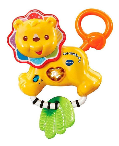 Leo El Leon Sonajero Mordedor Interactivo Con Sonido Vtech 1
