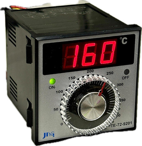 Pirômetro Temperatura Jng 72x72mm Até 400°c 220v C/ Termopar 1