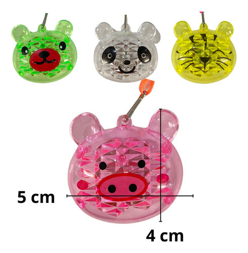 Collar Animalitos Led X 15 Surtidos Colgante Luminoso Fiesta 1