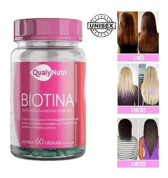 Biotina - Crecimiento De Cabello Barba Pack 120 Cápsulas 1 Biotina - Crecimiento De Cabello Barba Pack 120 Cápsulas 1