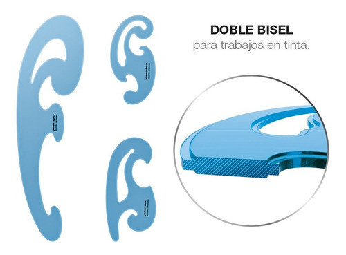 Set De Pistoletes Universales Plantec X3 Con Doble Bisel 1