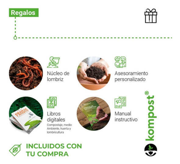 Módulo Individual Compostera Urbana Kompost® 20l Grande K C 1