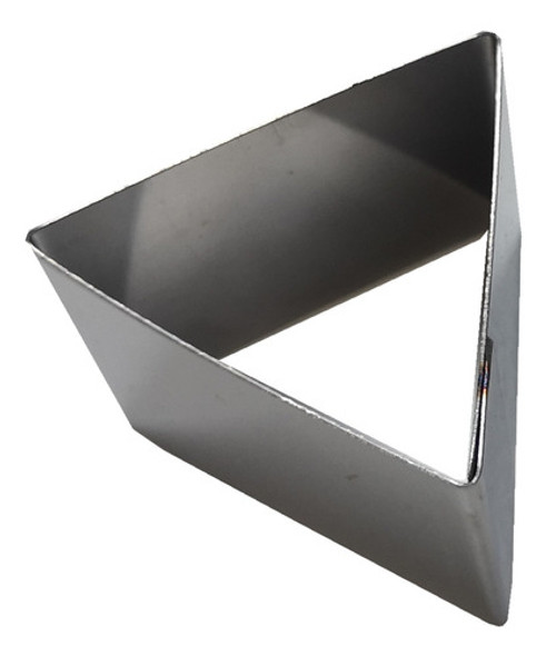 Cortante Masita Triangulo 4 Cm Acero Inox Galletitas Mda 0