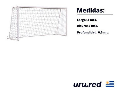 Red Para Arco De Fútbol 5 - Par - 3x2 Mts. - Uru.red 1