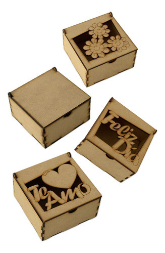 Caja Fibrofácil Felizdía Teamo Flores Lisa X4u 0