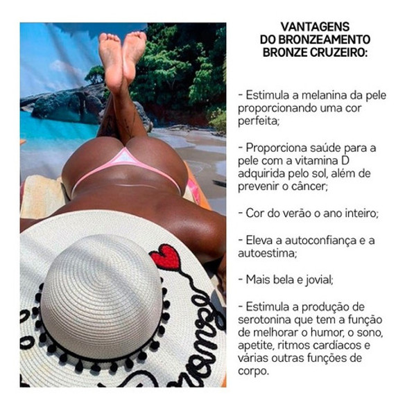 5 Itens Cruzeiro Bronzeamento Natural Fita - Bronze Cruzeiro 1
