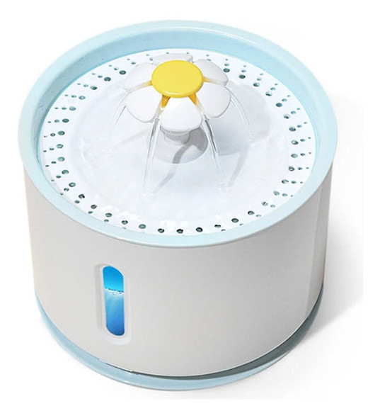 Fuente Bebedero Mascota Perro Gato Con Visualizador De Agua 0