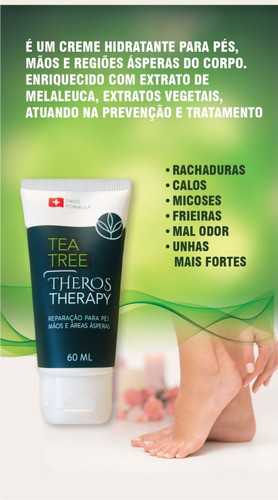 15 Tea Tree Theros Therapy - Mãos Unhas Pés Áreas Ressecadas 1