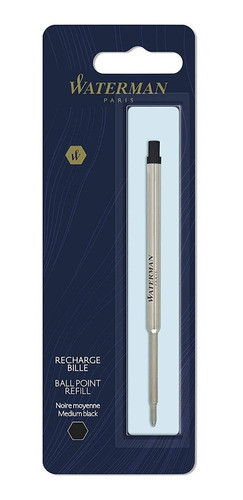 Carga Para Caneta Esferográfica Waterman Preta M 0