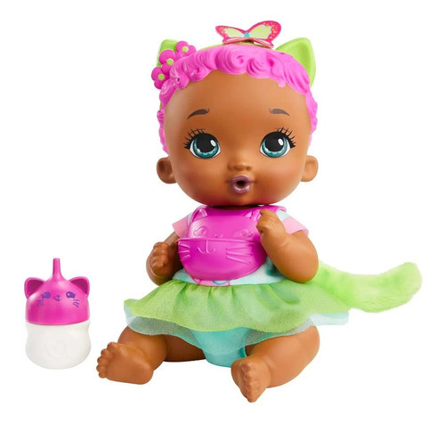 Muñeco Bebe Bebote Pijama De Gatito De 30cm Mattel Febo 0