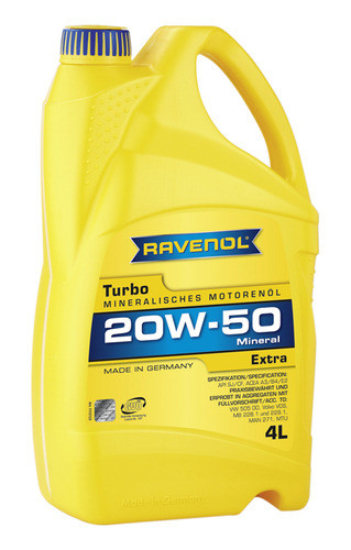 Aceite Ravenol 20w50 4l. Mineral T-extra 0