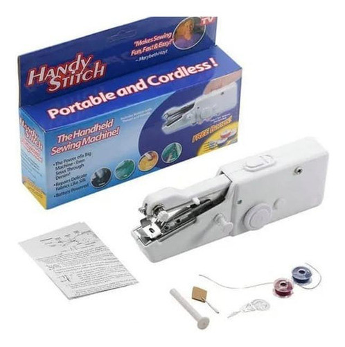 Mini Maquina Manual Costura Portatil Eletrica Pilha 0