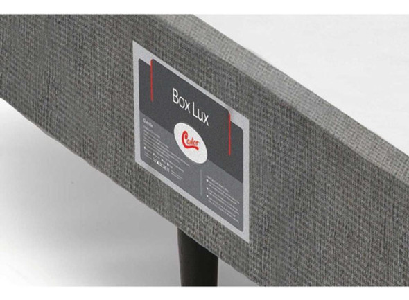 Cama Box Base Queen Lux Chenille Gray (158x198x23) - Castor 1 Cama Box Base Queen Lux Chenille Gray (158x198x23) - Castor 1