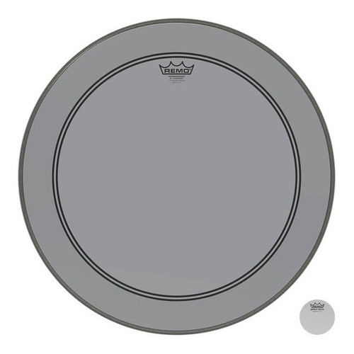 Parche Remo Usa Powerstroke 3 Bombo De 20 Colortone Gris 1
