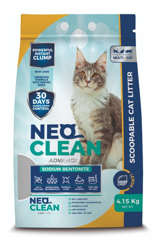 Arena Aglomerante Neo Clean 5l / 4,15kg Limon 0