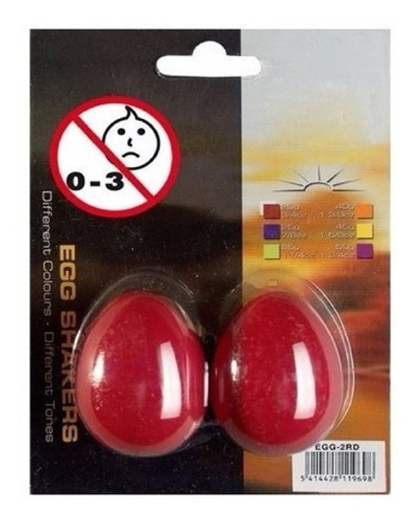 Par De Huevos Ri­tmicos Rojo 20 Gramos Blister Stagg Seg2rd 0