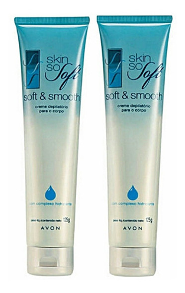 Avon Creme Depilatorio Corporal Skin Soft 125g 02 Unidades 0