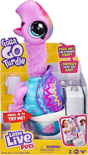 Pelúcia Interativa Little Live Pets Gotta Go Turdle 1