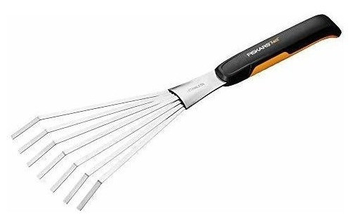 Fiskars 315520-1001 Rastrillo De Jardín Manual Xact, Negro / 0