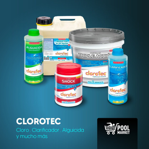 Pastilla Triple Acción Clorotec X 1 Kg + Shock X 1 Kg + Boya 1