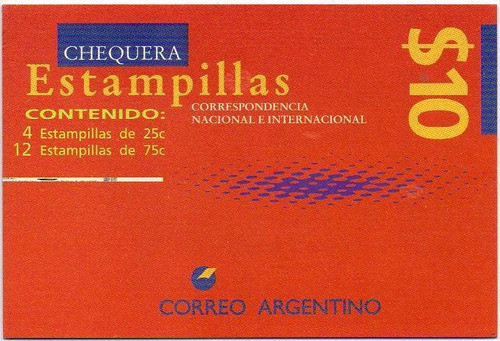 Argentina 1995 - Chequera De $10 De Llenas, Segunda Tirada 0