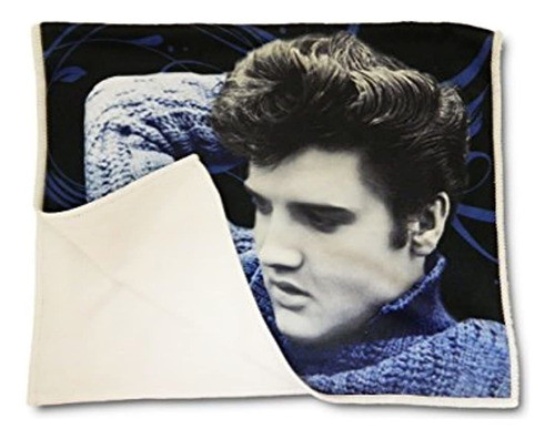 Productos De Midsouth Elvis Presley Toalla De Cocina Azul Su 1
