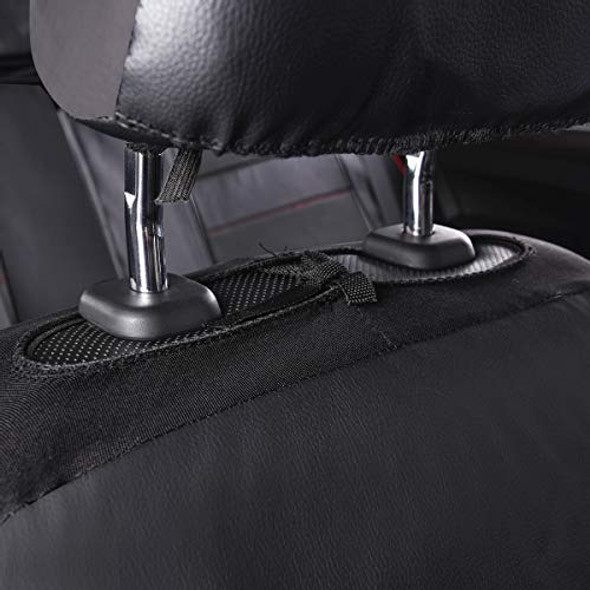 Pase De Coche Fundas Para Asiento Universal Negro Y Rojo 1