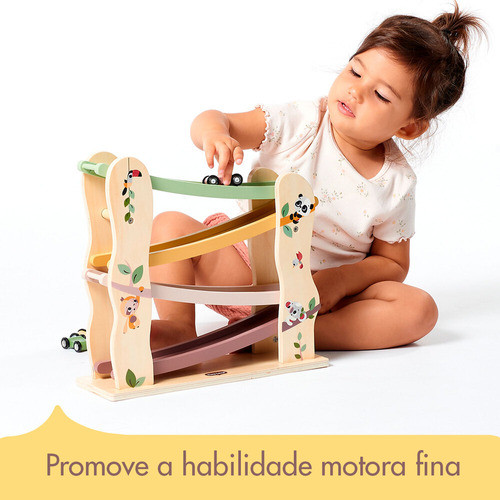 Torre De Carrinhos Brinquedo Madeira Infantil Boho Tiny Love 1