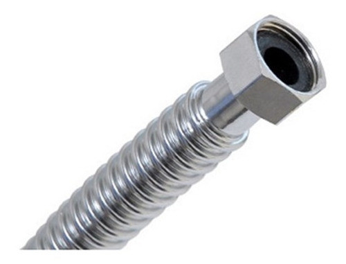 Flexible De Cobre Anillado Cromado ½ X 25cm Latynflex 0