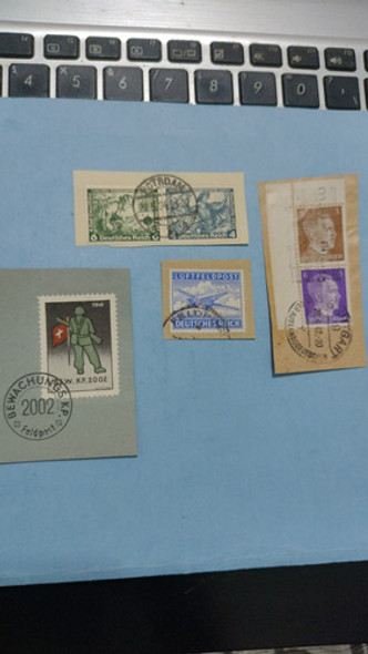 Alemania 3er Reich Estampillas Setenant+suiza 0