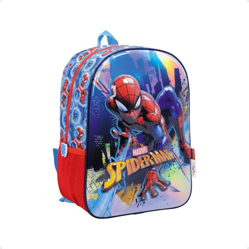 Mochila Infantil Spiderman Original Hombre Araña 35x25 Cm 0