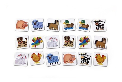 Memotest De La Granja 18 Fichas Ruibal 0