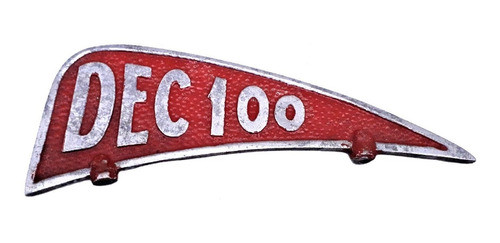 Emblema O Banderita Original Guardabarro Dec 100 De Época 0