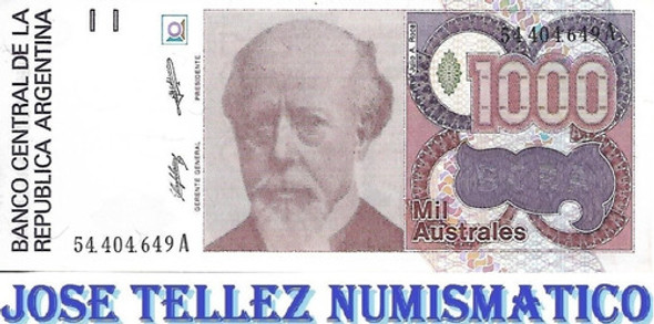 Bottero 2854a Australes 1000 Serie A Unc Palermo 0