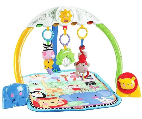 Fisher Price Gimnasio Para Bebe Amplio Grande Luces,música 0