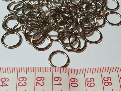 Argollas Metálicas 10mm X 500 Unid, Lenceria, Manualidades 1