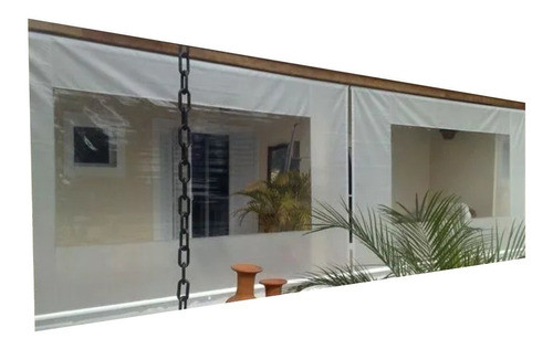 Kit Toldo Cortina Retrátil 2,95m Largura X 2,80 Altura 0