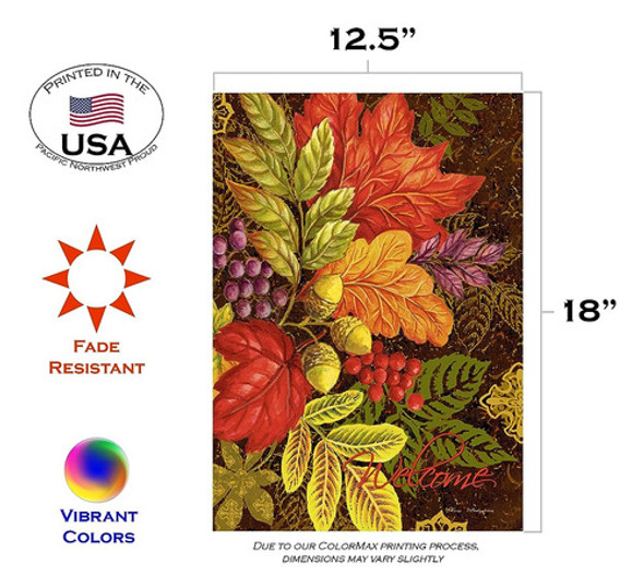 Toland Home Garden 119387 Colores Cambiantes 12.5 X 18 Pulga 1