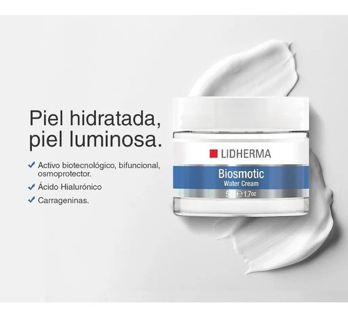 Biosmotic Water Cream Biotecnológico Bifuncional - Lidherma 1
