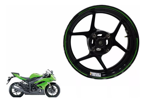 Llanta Trasera Kawasaki Ninja Zx6r 09/12 Mk Motos #03 0