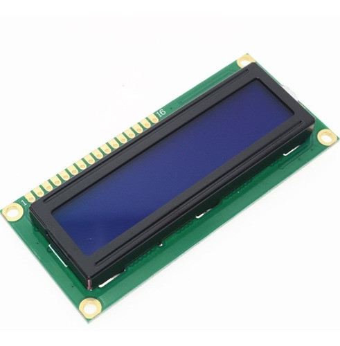 Kit 5unid. Display Tela Lcd 16x2 1602 Backlight Azul Arduino 0