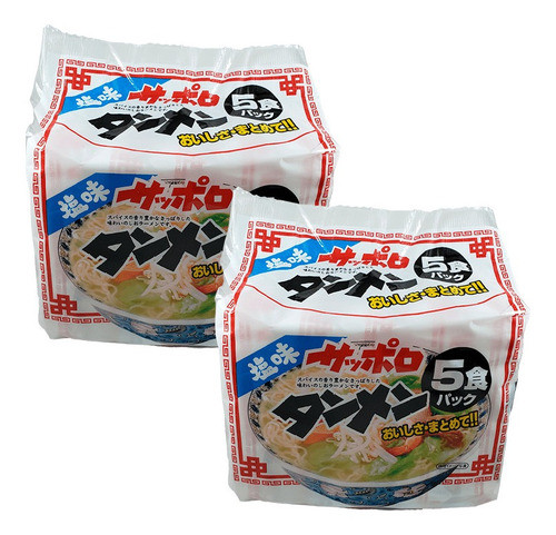 Lamen Japones Sapporo Ramen Sunaoshi Sal Shio Kit 10 Unid 0