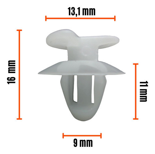 Clip Grampa Traba Panel Tapizado Peugeot 405 505 X5 C 1