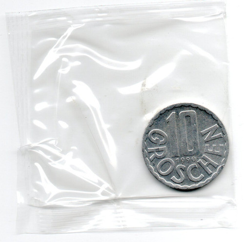 Austria Moneda 10 Groschen Año 1990 Km#2878 Sc 0
